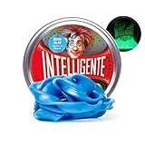 Intelligente Knete - Das Original! Neon-Blau - Leuchtet im Dunkeln - Kinderknete und Therapieknete...