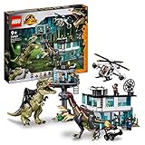 LEGO 76949 Jurassic World Giganotosaurus & Therizinosaurus Angriff, Dinosaurier Spielzeug mit...