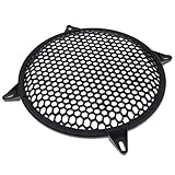 BaotyJie Subwoofer Abdeckung für Lautsprecher Grill Mesh, Schwarz, 10 Zoll