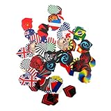 Hemobllo 105 Stück Dart Flights mit 35 Verschiedenen Heckflügeln Pet Kunststoff Bunte Muster...