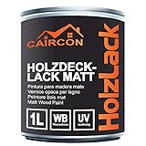 Holzfarbe Matt Holzlack Holzdeckfarbe Holz Buntlack Holzschutzfarbe Schwarz 750ml