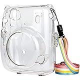 Brensty Kamera Tasche Aus Kristall Transparente Schutz HüLle mit Verstellbarem Regenbogen Band für...