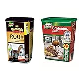 Mondamin Roux dunkel Klassische Mehlschwitze 1 kg, 1er Pack (1 x 1 kg) & Knorr Bratenjus pastös...
