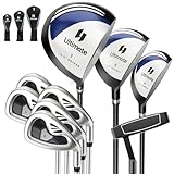 COSTWAY komplettes Herren Golfschläger Set, 9 teilige Golfschlägersätze rechtshändig mit...