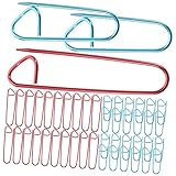 KOCKSHION 1 Satz Farbige Aluminium Nadelstopper Sicherer Strickmarker Für Häkel Und Strickarbeiten...