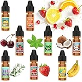 Flavour Drops - Fidton 8 Aromen Konzentrierte Lebensmittelaroma für Kuchen, Lebensmittelqualität...