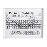 Abilieauty Chemie Periodensystem Element Tabelle Display pädagogische Anzeigetafel mit Elementen...