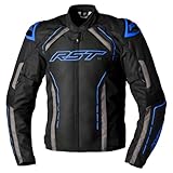 MXT Textiljacke RST Motorradjacke S-1 Herren M, schwarz/grau/blau