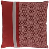 Alphadeco Sofakissen Lara Blume inkl. Füllung - Bezug: 100% Baumwolle - Mordernes Patchwork Design...