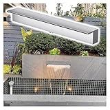 Springbrunnen-Set aus Edelstahl für Wandteiche und Wasserspiele, langlebiger Auslass mit...