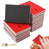 24 Stück Schleifschwamm, Handschleifblöcke, 180-3000 Körnung Nass-Trocken-Schleifpapier,...