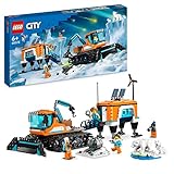 LEGO City Arktis-Schneepflug mit mobilem Labor, BAU-Schneefahrzeug Spielzeug, enthält einen...