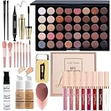 Schminke Set für Frauen, All in One Make Up Set - 40 Farben Lidschatten Palette, Lip Gloss Set,...
