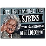 LANOLU Kühlschrankmagnete lustig- Der Hauptgrund für Stress - lustige Magnete mit Sprüchen und...