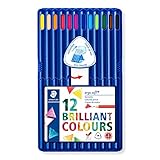 STAEDTLER Buntstifte ergo soft, erhöhte Bruchfestigkeit, dreikant, ABS-System, rutschfeste...