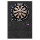 WIYETY Filz Dartboard Wandschutz 60x90cm: Wandschutz für Dartspiel für Dartboard,...