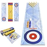 3 in 1 Shuffleboard Bowling Curling Spiel,Shuffleboard Tabelle top Games,Bowling Shuffleboard...