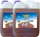 Hoyo Technology GmbH 20 Liter Leinöl Leinsamenöl frisch nativ kaltgepresstes Leinöl für gesunde...