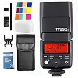 Godox TT350S 2,4 G HSS 1/8000s TTL II GN36 Blitz-Blitzlichtkamera Kompatibel für Sony A7R A7S A7RII...