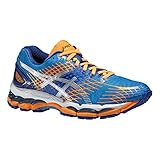 Asics Gel-Nimbus 17, Damen Laufschuhe, Blau (Powder Blau/Silber/Nectarine 3993), EU 39.5