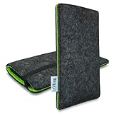 stilbag Filztasche 'Finn' für Apple iPhone 5s - Farbe: anthrazit/grün