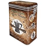 Nostalgic-Art Retro Kaffeedose, 1,3 l, Coffee House – Geschenk-Idee für Kaffee-Fans, Blech-Dose...