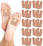 Hornhaut-Pads, 10 Paar weiche U-förmige Filz Hornhautkissen, selbstklebende...