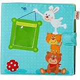 HABA 303143 - Baby-Fotoalbum Spielgefährten2 | Album aus Stoff mit 10 Seiten | Einstecktaschen für...