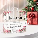 Linkax Geburtstagsgeschenke für Mama Oma, Geschenke für Mama Oma, Ich liebe dich Acryl Home...