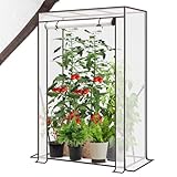 Sekey Gewächshaus Klein 150x100x50 cm, Tomatengewächshaus Foliengewächshaus Tomaten Gewächshaus...