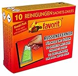 Favorit 1268 Hochleistungs-Entrusser für Kamin, Kachel- und Ölofen, 10-er Beutel