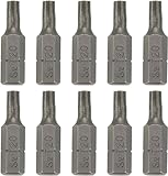 10 TORX Bits TX aus S2 Stahl T20 Schraubendreher Bit-Satz