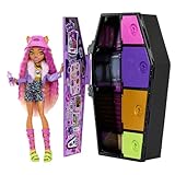 Monster High HKY61 - Puppe und Modeset, Clawdeen Wolf mit Spind und über 19 Zubehörteilen,...