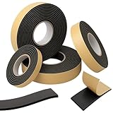 Lumonic 10m EPDM Dichtungsband Selbstklebend 10mm x 1mm | Moosgummi Dichtband für Fenster & Türen...