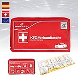 WALSER KFZ-Verbandtasche, Auto-Verbandskasten, Erste Hilfe Koffer, Notfall-Set Auto, Erste Hilfe...