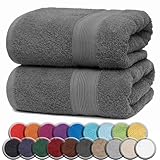 NatureMark 2er Pack SAUNATÜCHER Premium Qualität 80x200cm SAUNATUCH Sauna-Handtuch 100% Baumwolle...