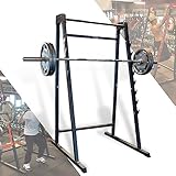 ZERRO Squat Rack Multifunktional Langhantelständer Kniebeugenständer mit 8-Stufen Hakenleiste bis...