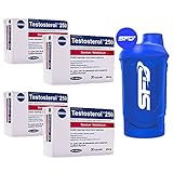 4x Megabol Testosterol 250 + 1x SFD Shaker Gratis dazu! | 30 Kapseln je Packung (insg. 120 Stück) |...