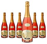Caves de Marsigny Crémant de Bourgogne Rosé Brut - Schaumwein aus Frankreich - 6 x 0,75L