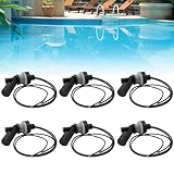 6 Stück Schwimmerschalter, XPJBKC Wasserstandssensor Pegelschalter, Seitlich Montierter...