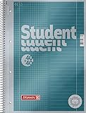 Brunnen 1067174 Notizblock / Collegeblock Student Premium Duo (Veredeltes Deckblatt mit...