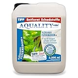 AQUALITY Aquarium Flüssiges Filtermedium (Kristallklares Aquariumwasser - Entfernt Schadstoffe -...