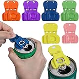 LIQWEI 12 Stück Dosenverschluss Getränkedosen, Dosenöffner aus Kunststoff, Getränkedosenöffner...