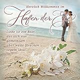 Perleberg - einzigartige & romantische Hochzeitskarte mit Strandmotiv - wunderschöne Karte zur...