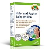 SUNLIFE Hals- und Rachen Salztabletten 1 x 36 Stück - Schleimlöser Hals & Rachen - Halspastillen...
