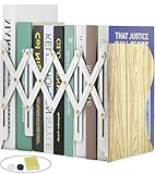 Buchstützen,DARUITE Bücherhalter für Regal,Verstellbar Buchstützen Kinder,Bookends...