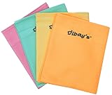 ilbay's [4er] Stark saugfähige Reinigungstücher für streifenfreie Reinigung ohne Reinigungsmittel...