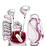 YZDKJDZ Damen Golf Set, Golfschläger Set, Golf Standard Bag und Golfschläger Einsteiger...