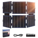 30W Solarpanel,faltbar solarladegerät powerbank solar für Handy Laptop,PD60 QC3.0 USB C Solar...