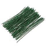 Ipetboom Weihnachtsbaum-Pfeifenreiniger: 100 Stück, Chenille-Stiele, Bastelarbeiten, 30 cm,...